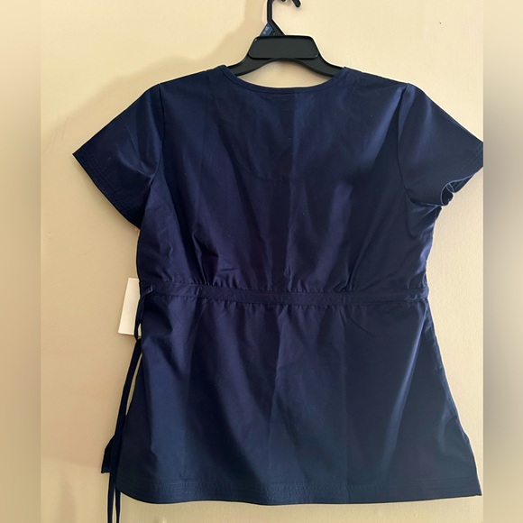 Koi by Kathy Peterson Navy Scrub Top - Picture 2 of 6